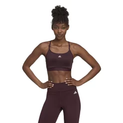 Adidas Aeroreact Training Light-Support Padded Sports Bra 20 Adidas Aeroreact Training Light-Support Padded Sports Bra -Adidas shop 5200409 Shadow Maroon