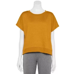 Women's Tek Gear® Stretch Fleece Top -Adidas shop 5208389 Brassy Gold