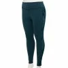 Plus Size FLX Affirmation Velvet Panel High-Waisted Leggings -Adidas shop 5209932 Midnight Flood
