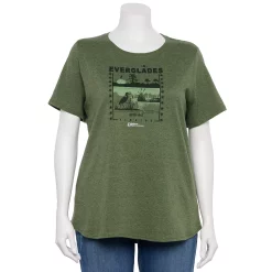 Plus Size Sonoma Goods For Life® National Parks Graphic Tee -Adidas shop 5212613 Everglades Olive