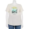 Plus Size Sonoma Goods For Life® National Parks Graphic Tee -Adidas shop 5212613 Olympic Cream Gray