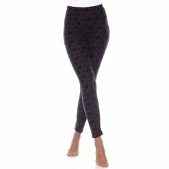 Women's White Mark Printed Leggings