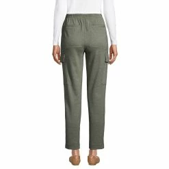 Women's Lands' End Sport Knit High-Rise Cargo Ankle Pants -Adidas shop 5217465 ALT