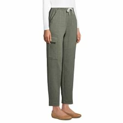 Women's Lands' End Sport Knit High-Rise Cargo Ankle Pants -Adidas shop 5217465 ALT2