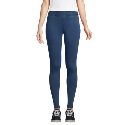 Women's Lands' End Starfish Knit Jeggings -Adidas shop 5217466 Light Indigo