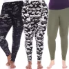 Plus Size White Mark 3-Pack Leggings -Adidas shop 5218581 Olive Army