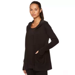 Women's Gaiam Hudson Hooded Open-Front Wrap -Adidas shop 5220748 ALT2