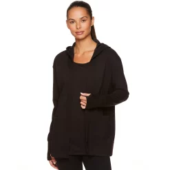 Women's Gaiam Hudson Hooded Open-Front Wrap -Adidas shop 5220748 ALT3