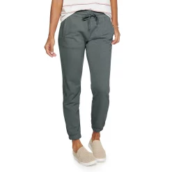 Women's Sonoma Goods For Life® Cinched Knit Jogger Pants -Adidas shop 5225497 Gray