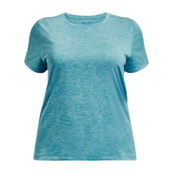 Women's Plus Size Under Armour Tech™ Twist Tee -Adidas shop 5225560 Glacier Blue Wham