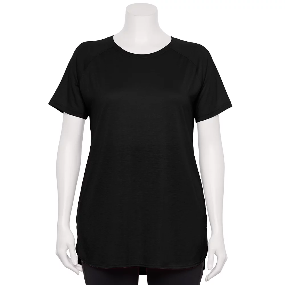 Plus Size Tek Gear® High Slit Tunic Tee 8 Plus Size Tek Gear® High Slit Tunic Tee - Image 6