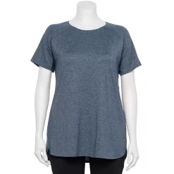 Plus Size Tek Gear® High Slit Tunic Tee 16 Plus Size Tek Gear® High Slit Tunic Tee -Adidas shop 5227026 Navy Romance