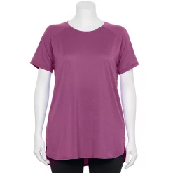 Plus Size Tek Gear® High Slit Tunic Tee 19 Plus Size Tek Gear® High Slit Tunic Tee -Adidas shop 5227026 Ravishing Orchid