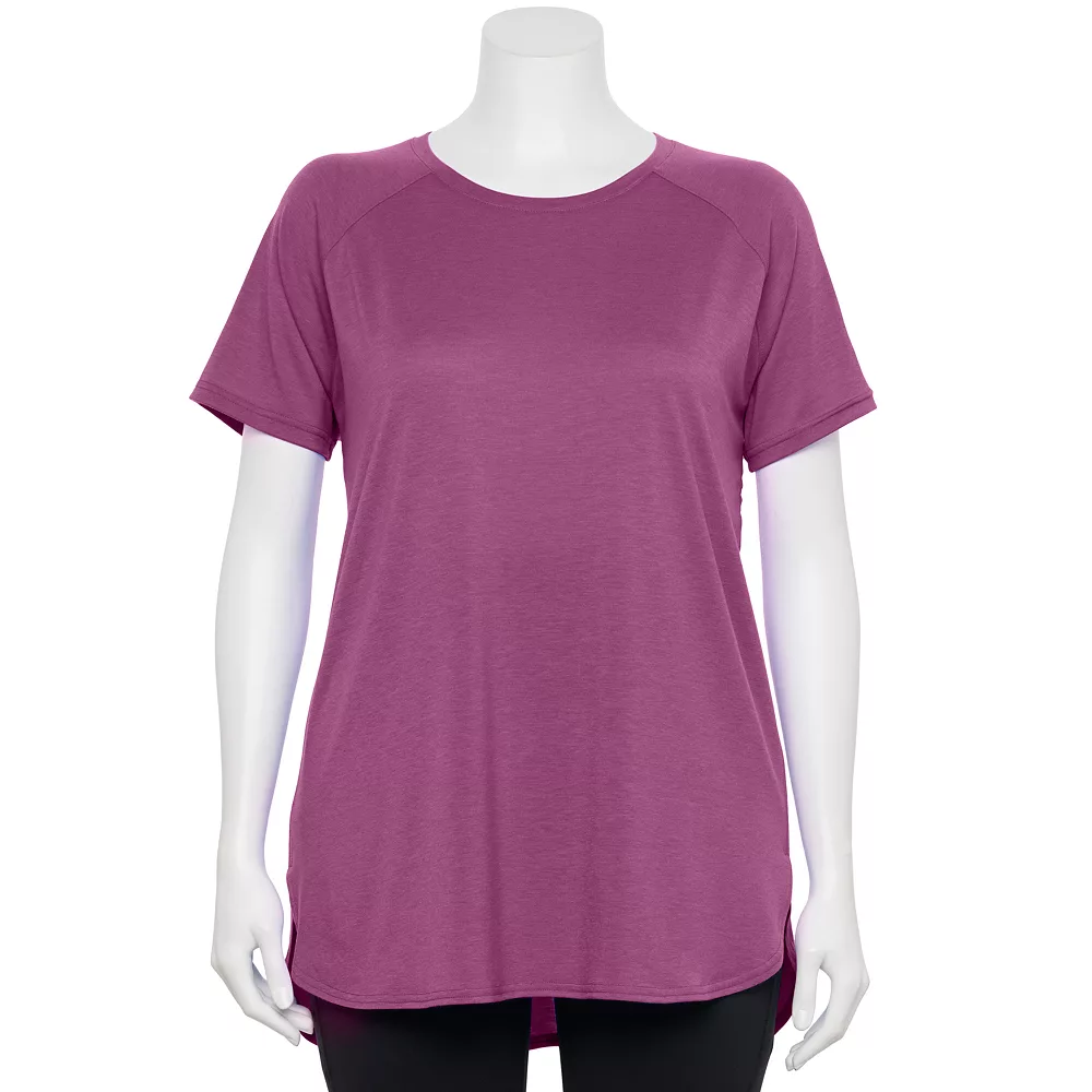 Plus Size Tek Gear® High Slit Tunic Tee 9 Plus Size Tek Gear® High Slit Tunic Tee - Image 7