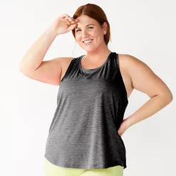 Plus Size Tek Gear® Racerback Tank 15 Plus Size Tek Gear® Racerback Tank -Adidas shop 5227178 Black