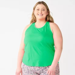 Plus Size Tek Gear® Racerback Tank 20 Plus Size Tek Gear® Racerback Tank -Adidas shop 5227178 Fresh Lime