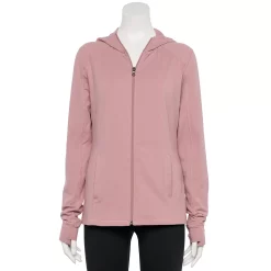 Women's Tek Gear® Essential Hooded Jacket -Adidas shop 5232469 Martini Rose
