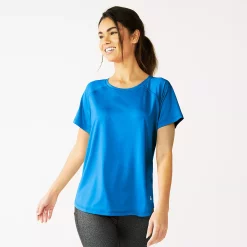 Women's Tek Gear® Core Crewneck Tee -Adidas shop 5232488 Beyond Blue