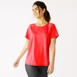 Women's Tek Gear® Core Crewneck Tee -Adidas shop 5232488 Fanatic Pink