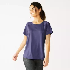 Women's Tek Gear® Core Crewneck Tee -Adidas shop 5232488 Maxwell Purple
