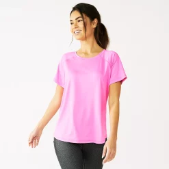 Women's Tek Gear® Core Crewneck Tee -Adidas shop 5232488 Pink Trillion