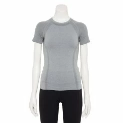 Women's Tek Gear® Seamless Short Sleeve Tee 14 Women's Tek Gear® Seamless Short Sleeve Tee -Adidas shop 5232491 Smokey Slate