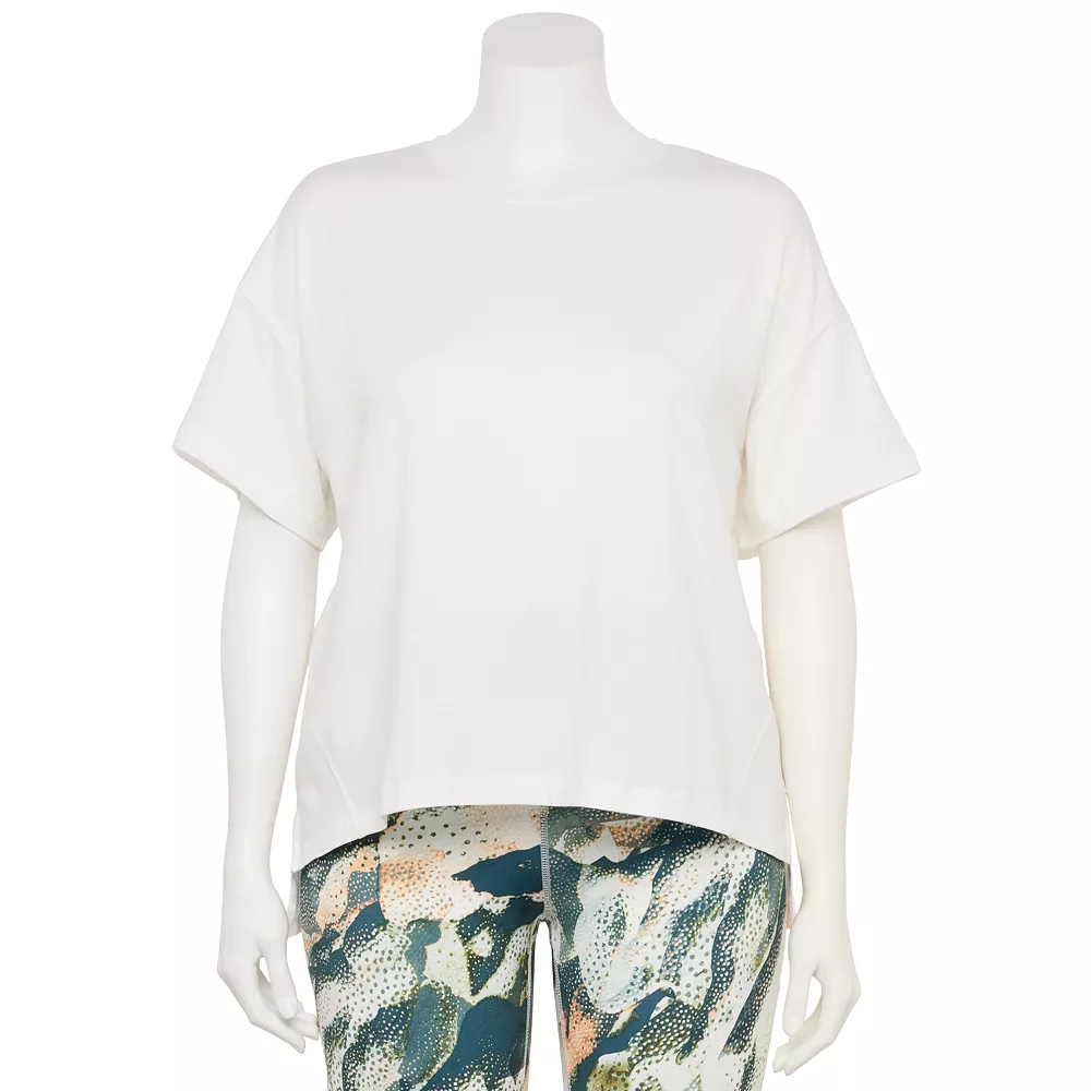 Plus Size FLX Core Drop-Shoulder Tee 4 Plus Size FLX Core Drop-Shoulder Tee - Image 2