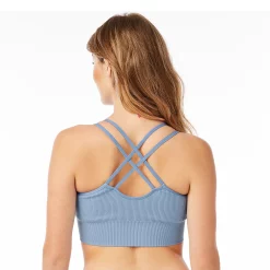Juniors' SO® Strappy Ribbed Seamless Bralette SO51-038 -Adidas shop 5234235 ALT