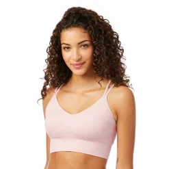 Juniors' SO® Strappy Ribbed Seamless Bralette SO51-038 -Adidas shop 5234235 Dream Cloud