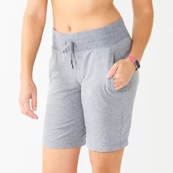 Women's Tek Gear® Essential Bermuda Shorts 15 Women's Tek Gear® Essential Bermuda Shorts -Adidas shop 5234540 Heather
