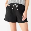 Women's Sonoma Goods For Life® French Terry Sweat Shorts -Adidas shop 5234547 Black