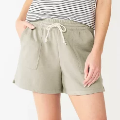 Women's Sonoma Goods For Life® French Terry Sweat Shorts -Adidas shop 5234547 Cement