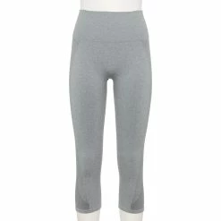 Women's Tek Gear® Seamless Capri Leggings -Adidas shop 5234831 Smokey Slate