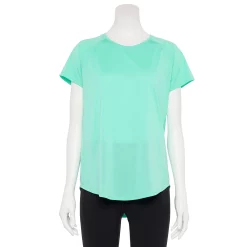 Petite Tek Gear® Core Crewneck Tee 14 Petite Tek Gear® Core Crewneck Tee -Adidas shop 5236259 Aqua Stone