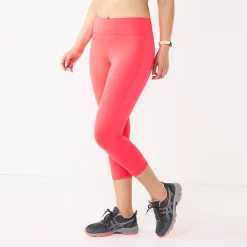 Petite Tek Gear® Core High-Waisted Capri Leggings -Adidas shop 5236295 Melon Energy