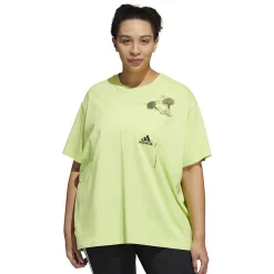 Plus Size adidas Floral International Women's Day Pocket Tee 8 Plus Size adidas Floral International Women's Day Pocket Tee -Adidas shop 5237157 Pulse Lime
