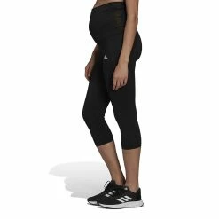 Maternity adidas High-Waisted Capri Leggings -Adidas shop 5237161 ALT2