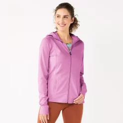 Petite Tek Gear® Essential Hooded Jacket 13 Petite Tek Gear® Essential Hooded Jacket -Adidas shop 5240664 Luminous Pink