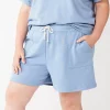 Plus Size Sonoma Goods For Life® French Terry Sweat Shorts 1 Plus Size Sonoma Goods For Life® French Terry Sweat Shorts -Adidas shop 5241778 Gear Blue
