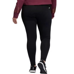 Plus Size adidas Holiday Shine Graphic Tights -Adidas shop 5242410 ALT