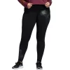 Plus Size adidas Holiday Shine Graphic Tights -Adidas shop 5242410 Black