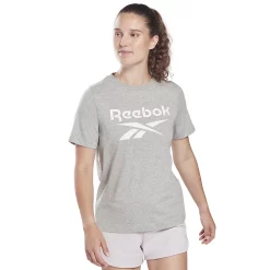 Women's Reebok Identity Logo Tee 15 Women's Reebok Identity Logo Tee -Adidas shop 5243589 Medium Gray Heather