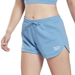 Women's Reebok Identity French Terry Shorts -Adidas shop 5243596 Essential Blue
