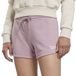 Women's Reebok Identity French Terry Shorts -Adidas shop 5243596 Infused Lilac