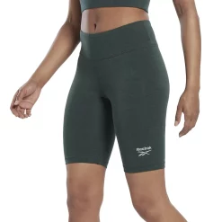 Women's Reebok Identity Brushed Cotton 12-in. Bike Shorts -Adidas shop 5243597 Forest Green