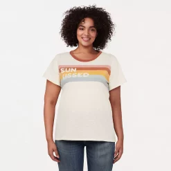 Plus Size LC Lauren Conrad Graphic Tee