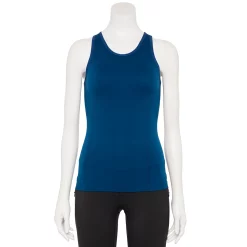 Women's Tek Gear® Seamless Racerback Tank -Adidas shop 5256946 Blue Crayon