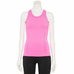 Women's Tek Gear® Seamless Racerback Tank -Adidas shop 5256946 Pink Boom