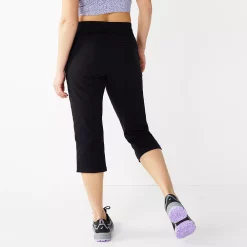 Women's Tek Gear® Essential Straight-Leg Workout Capris -Adidas shop 5257893 ALT
