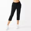 Women's Tek Gear® Woven Straight-Leg Capris 1 Women's Tek Gear® Woven Straight-Leg Capris -Adidas shop 5257936 Black